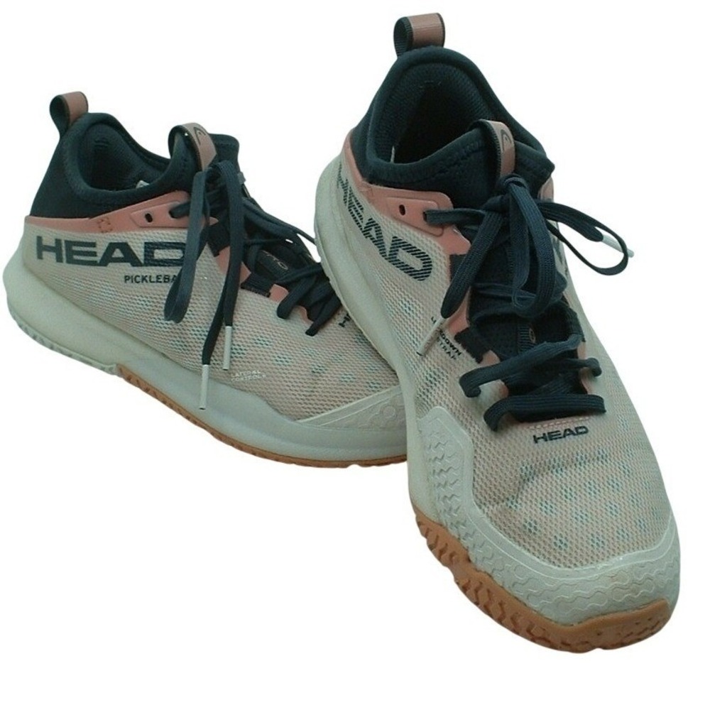 Head Motion Pro Pickleball Shoes Womens 7.5 White Navy Pink 274704 Sneakers
